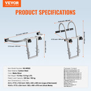 Ladder Stabilizer, 2 in 1 Extension Wall Ladder Standoff Hook, Roof Ridge Ladder Accessories Both V952-TZWDQ2H1K000C7QCYV0