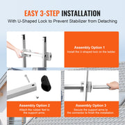 Ladder Stabilizer Extension Ladder Standoff Heavy Duty Wing Span V952-TZWDQJYGDK0032Q3FV0