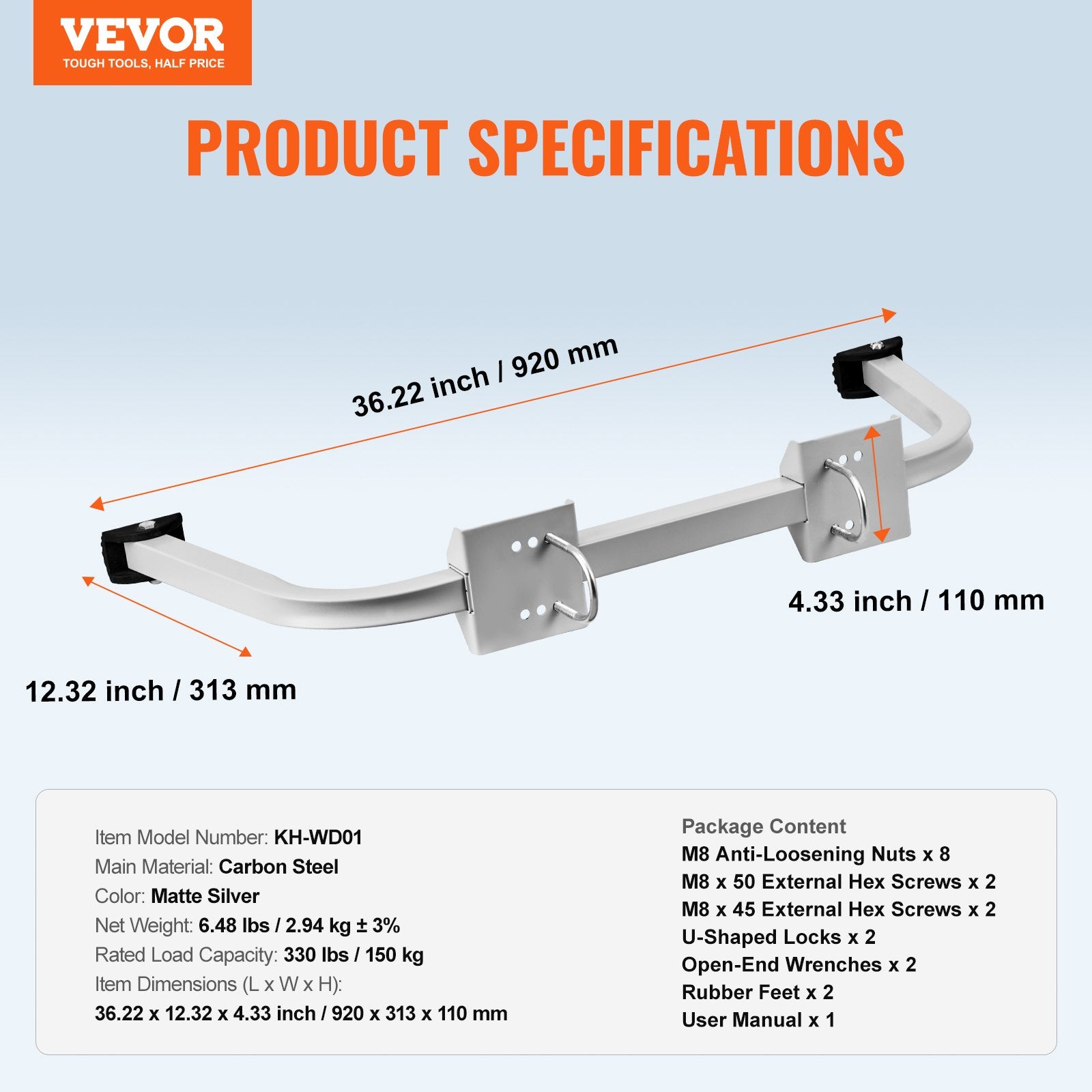 Ladder Stabilizer Extension Ladder Standoff Heavy Duty Wing Span V952-TZWDQJYGDK0032Q3FV0