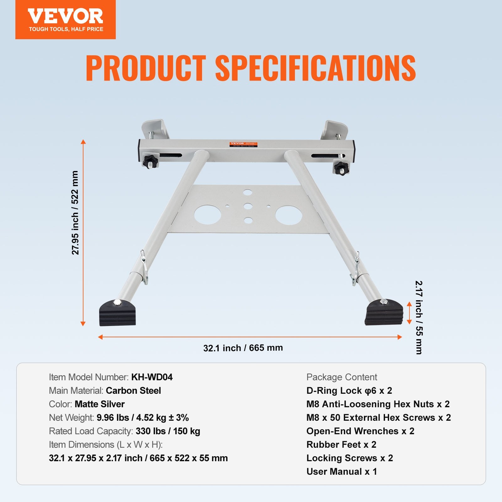Ladder Stabilizer, Adjustable Feet Extension Ladder Standoff, Heavy Duty Wall Ladder Accessories for Roof V952-TZWDQJZKDK00R10XWV0