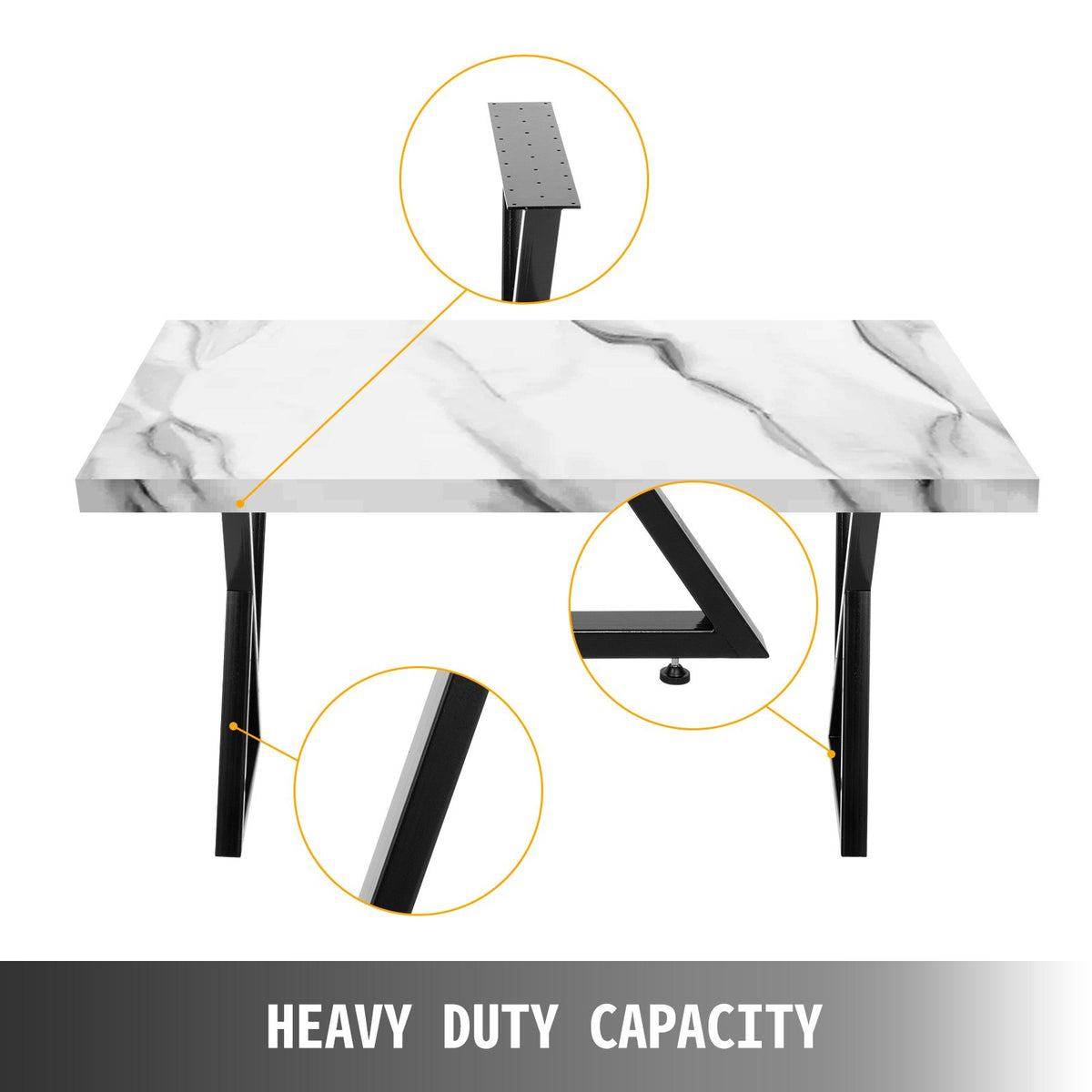 Metal Table Legs Set of 2 Dining Table Legs Black Desk Legs, 28 Height 20 Width Heavy Duty Bench Legs Zig Zag V952-TZZT28X20YC8ZFG01V0