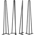 Hairpin Table Legs 16 inch, Set of 4 DIY Desk Table Legs 3 Rods Heavy Duty V952-TZZT4PCS16YC3G001V0