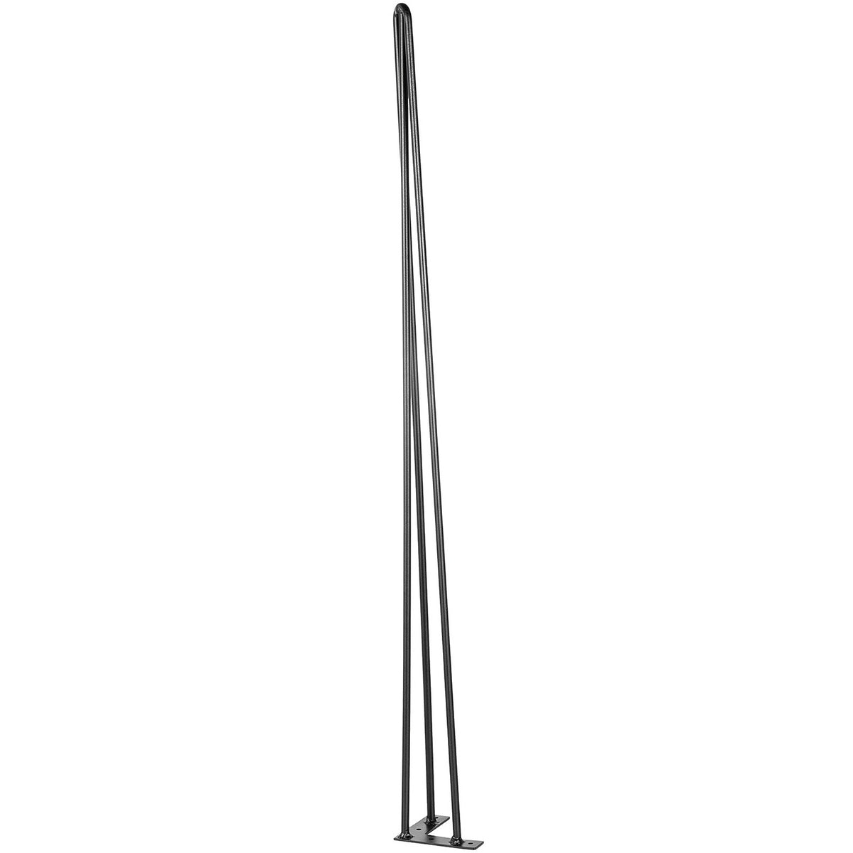 Hairpin Table Legs 34 inch Black Set of 4 Desk Legs Each 220lbs Capacity Hairpin Desk Legs 3 Rods for Bench V952-TZZT4PCS34YC3G001V0