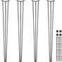 Hairpin Table Legs 40 inch, Set of 4 DIY Desk Table Legs 3 Rods Heavy Duty V952-TZZT4PCS40YC3G001V0