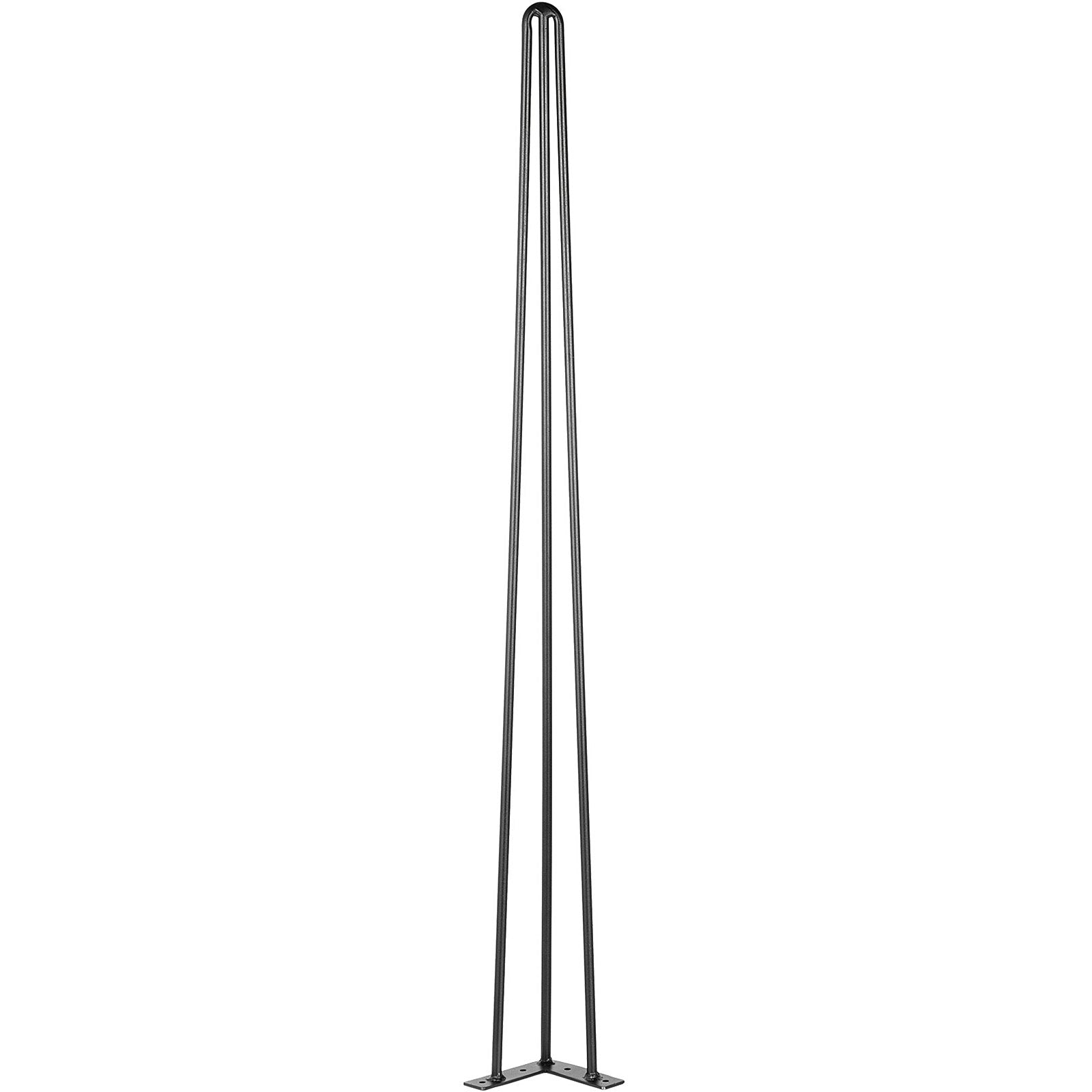 Hairpin Table Legs 40 inch, Set of 4 DIY Desk Table Legs 3 Rods Heavy Duty V952-TZZT4PCS40YC3G001V0