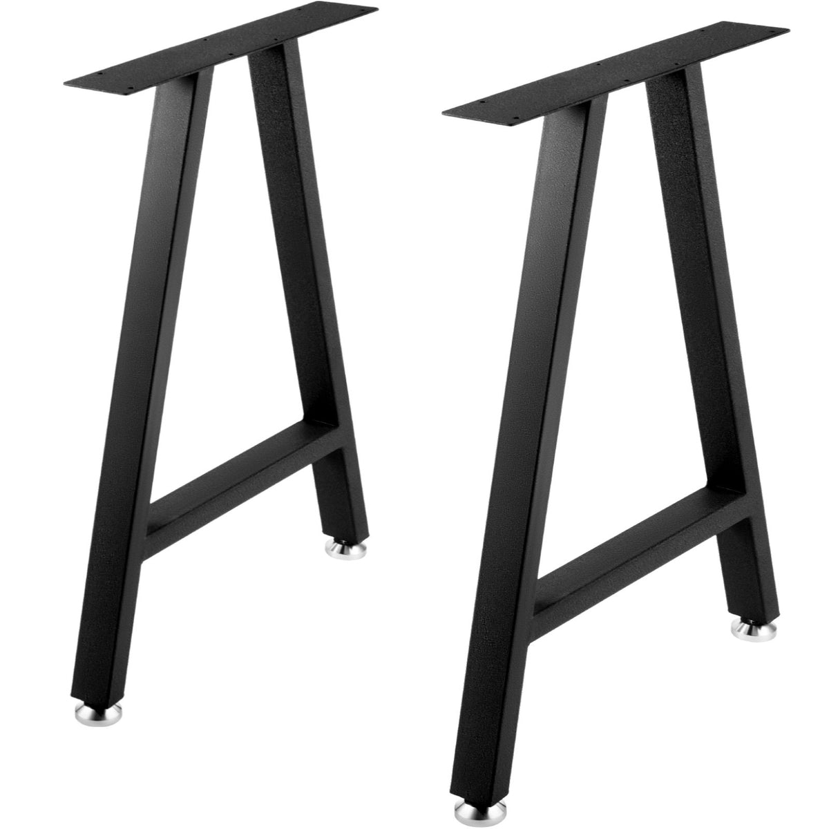 Metal Table Legs 28 x 17.7 inch A-Shaped Desk Legs Set of 2 Heavy Duty Bench Legs with Polyurethane Coating, V952-TZZTY28X17.7AAHCPV0