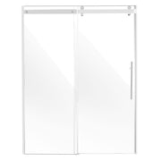 Frameless Shower Door 58-59" x 75" SGCC Tempered Glass 5/16" Chrome V952-WBKSYMTLYSM8XN0RUV0