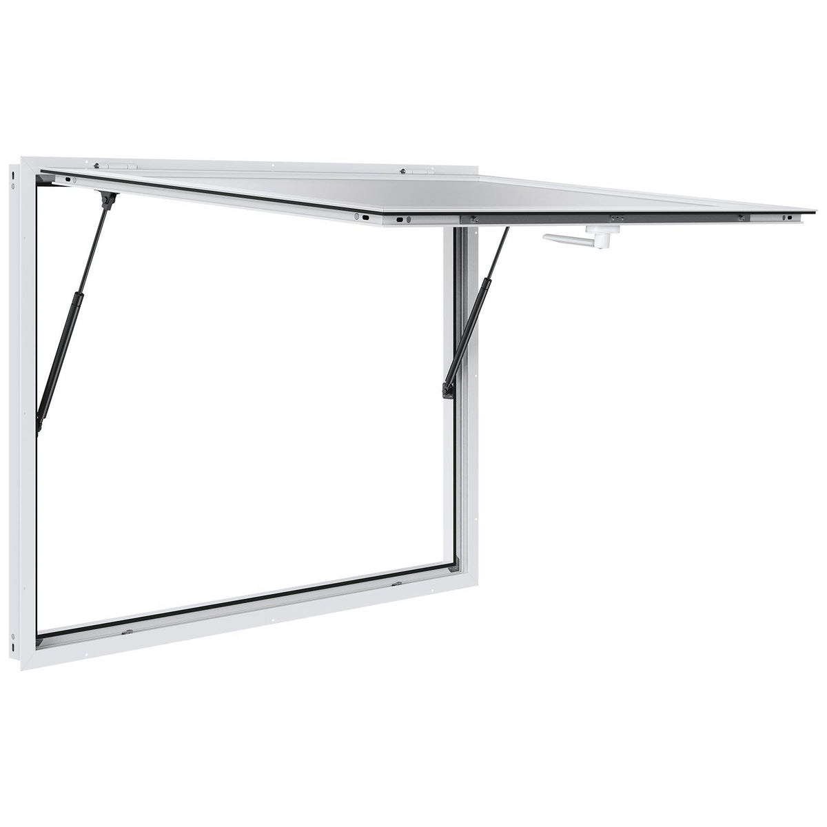 Concession Window for Food Truck, 48"x36" Aluminum Alloy Food Truck Service Window, Up to 85 Degrees Stand V952-WBLFWCK4836Y5FL9HV0