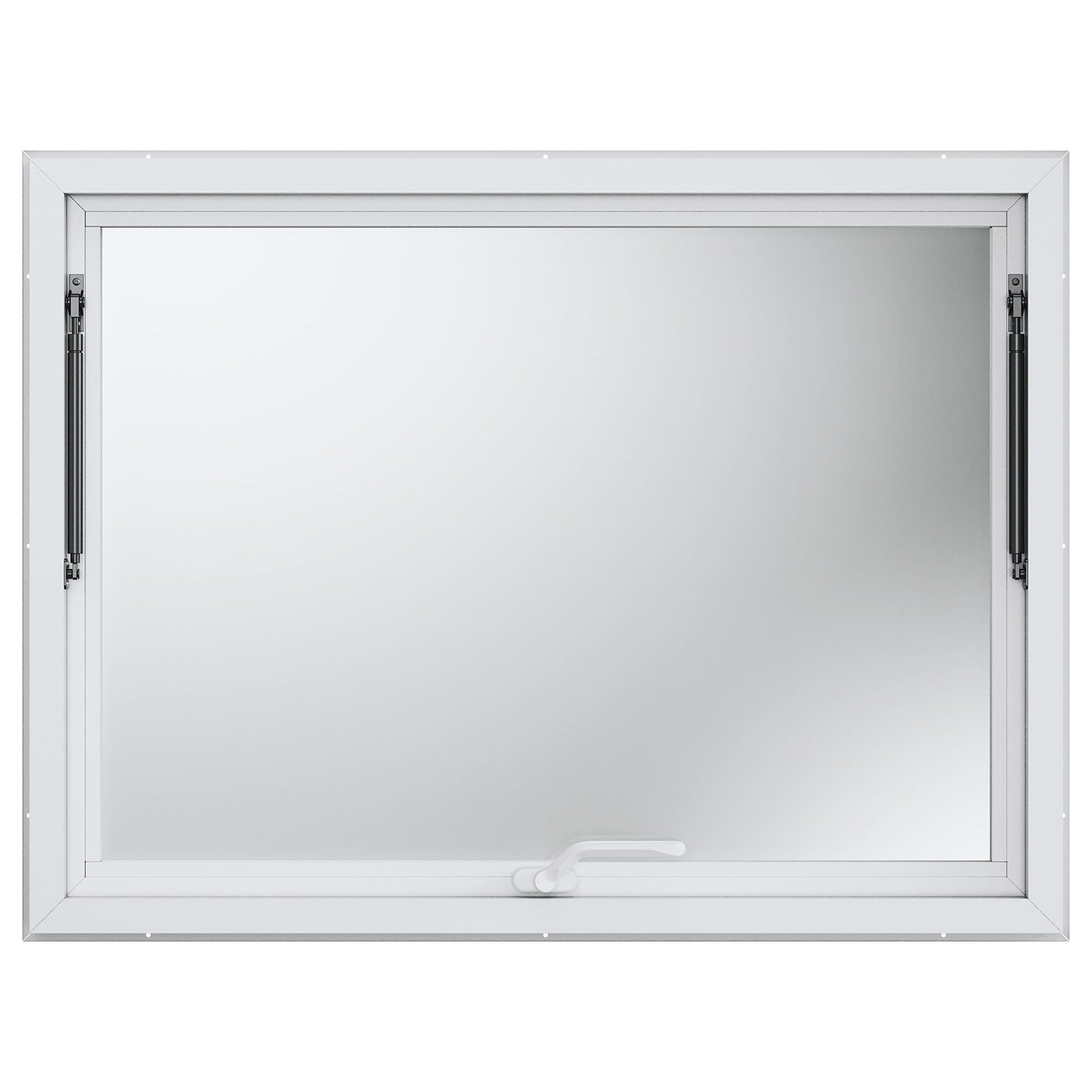 Concession Window for Food Truck, 48"x36" Aluminum Alloy Food Truck Service Window, Up to 85 Degrees Stand V952-WBLFWCK4836Y5FL9HV0