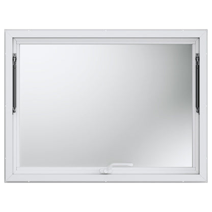 Concession Window for Food Truck, 48"x36" Aluminum Alloy Food Truck Service Window, Up to 85 Degrees Stand V952-WBLFWCK4836Y5FL9HV0