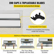 Drywall Skimming Blade Putty Knife 24inch Finishing Tool Stainless Steel V952-WBSNZGDYCBD24NNTFV0