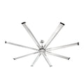 213 cm Ceiling Fan No Light, 6-Speed Remote Control, Aluminum 8-Blade, Reversible DC Motor, Modern Low V952-WDDS84INCHLYDMCLRV7