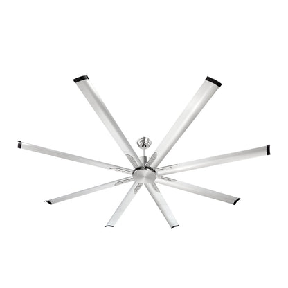 213 cm Ceiling Fan No Light, 6-Speed Remote Control, Aluminum 8-Blade, Reversible DC Motor, Modern Low V952-WDDS84INCHLYDMCLRV7