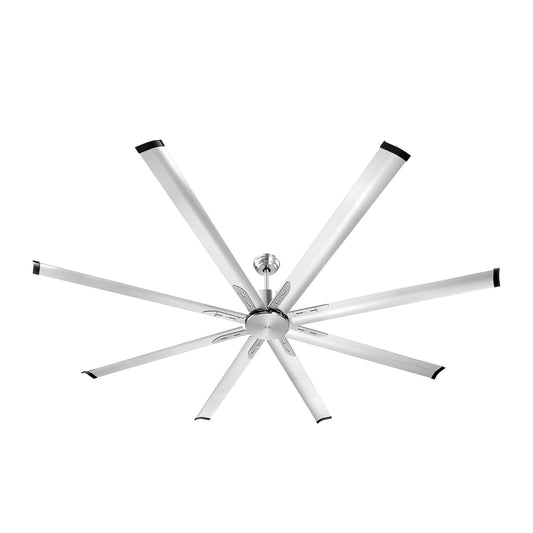 213 cm Ceiling Fan No Light, 6-Speed Remote Control, Aluminum 8-Blade, Reversible DC Motor, Modern Low V952-WDDS84INCHLYDMCLRV7