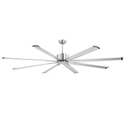 213 cm Ceiling Fan No Light, 6-Speed Remote Control, Aluminum 8-Blade, Reversible DC Motor, Modern Low V952-WDDS84INCHLYDMCLRV7