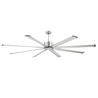 213 cm Ceiling Fan No Light, 6-Speed Remote Control, Aluminum 8-Blade, Reversible DC Motor, Modern Low V952-WDDS84INCHLYDMCLRV7