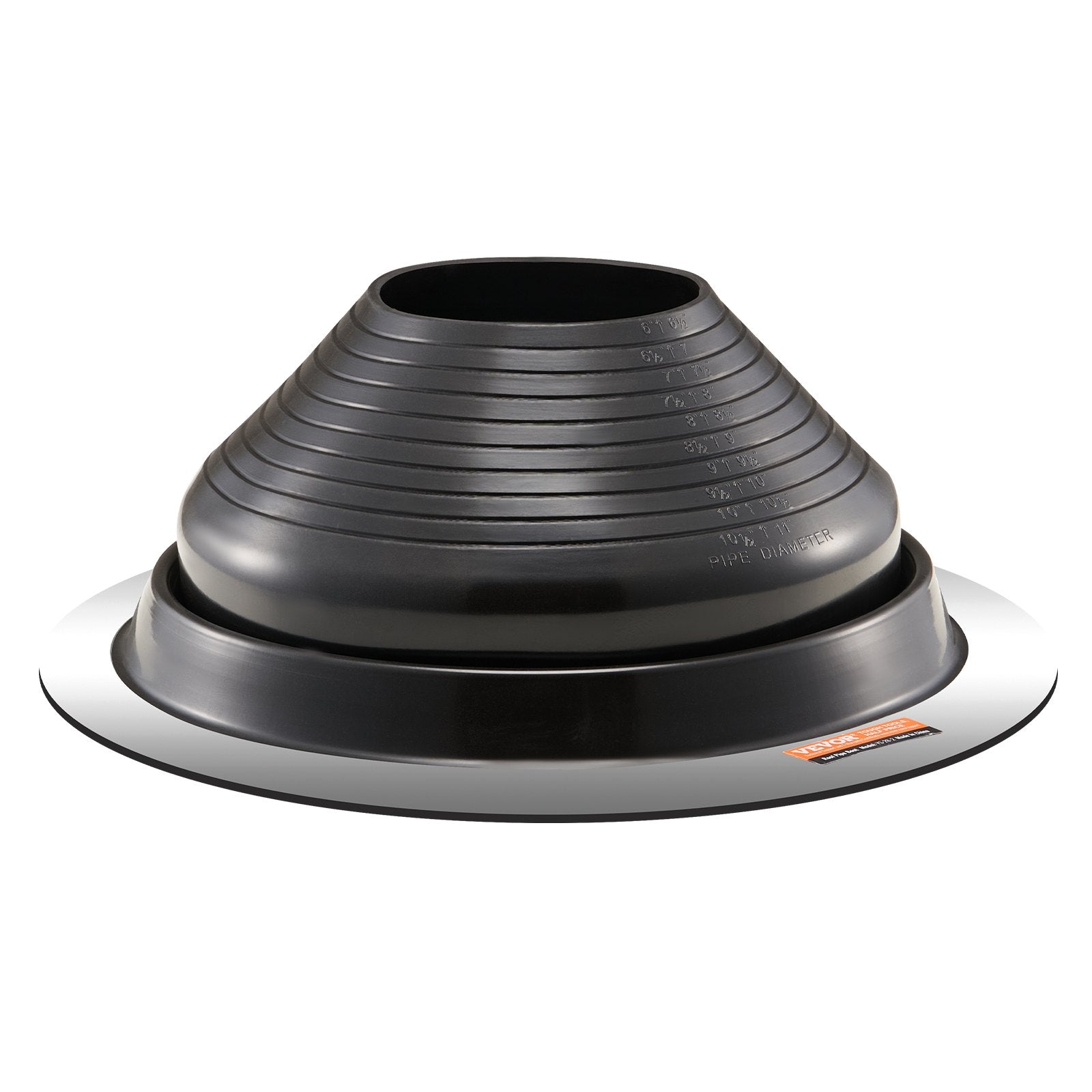 2 Pcs Metal Roof Pipe Flashing Boots Fit 150-280 mm Pipe High Temp EDPM V952-WDGDTGHSEDPMXQLFSV0
