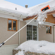 Snow Roof Rake, 45cm Foam Blade, 2.25-5.62 m Adjustable Roof Snow Scraper, Extension Tubes & Non-Slip Handle, V952-WDPZ18FTGBSPEOFQG001V0