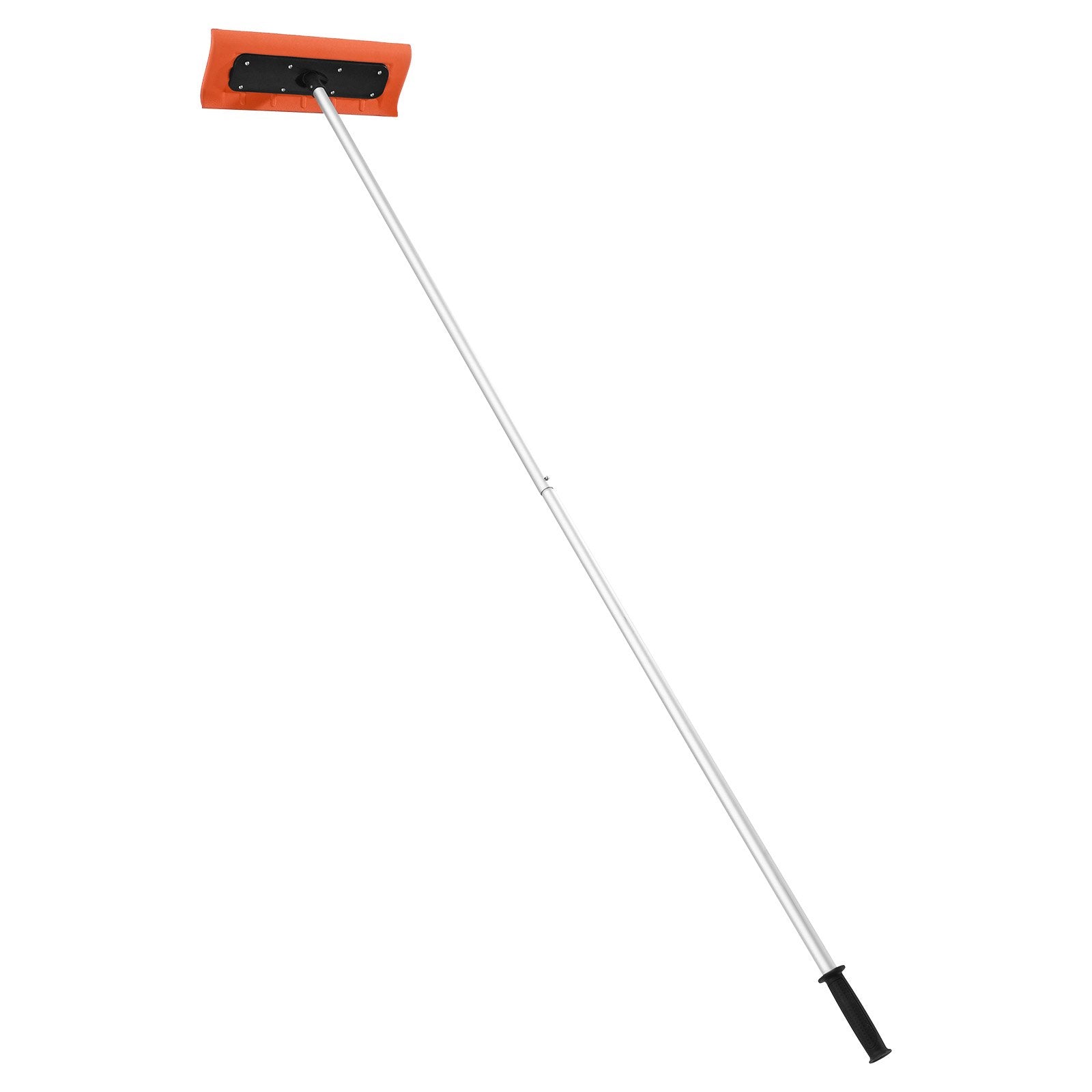 Snow Roof Rake, 45cm Foam Blade, 2.25-5.62 m Adjustable Roof Snow Scraper, Extension Tubes & Non-Slip Handle, V952-WDPZ18FTGBSPEOFQG001V0