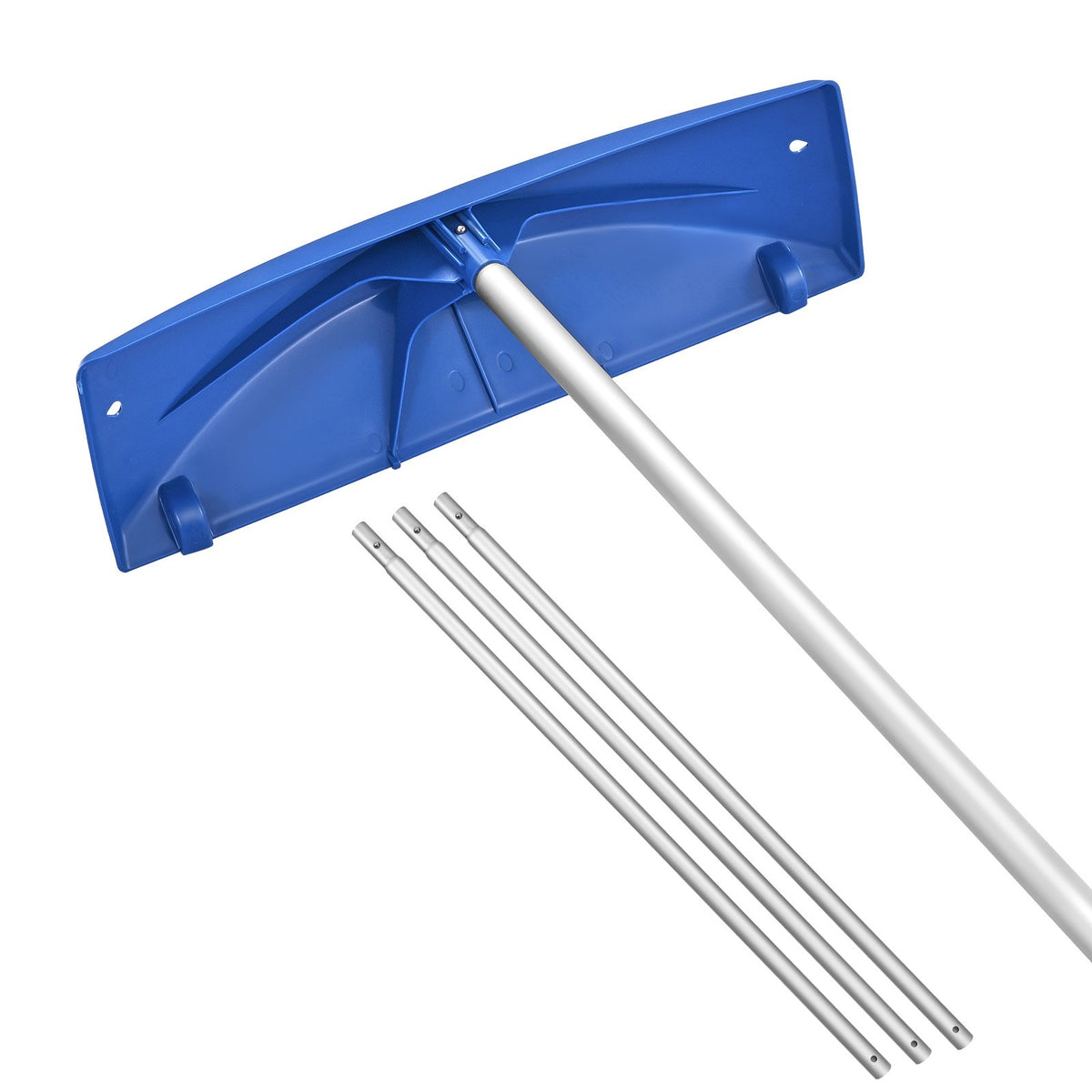 Snow Roof Rake, 60cm PP Plastic Blade, 1.18-5.55 m Adjustable Roof Snow Scraper with Wheels, Anti-Slip Handle V952-WDPZ20FTGBSSJ5WOZ001V0
