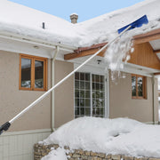Snow Roof Rake, 60cm PP Plastic Blade, 1.18-5.55 m Adjustable Roof Snow Scraper with Wheels, Anti-Slip Handle V952-WDPZ20FTGBSSJ5WOZ001V0