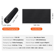 Driveway Fabric, 1*50m Non Woven Geotextile Fabric, Heavy Duty Garden Weed Barrier Fabric, 4.43OZ Landscape V952-WFB1M50M100GAQUY7V0