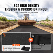 Non Woven Geotextile Fabric Under Gravel, 6x100FT 8OZ Driveway Fabric Landscape Fabric, Heavy Duty Weed V952-WFB6100FT80ANXCYBV0