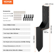 Fence Post Anchor Repair Kit 6 Pack Inner Support Stakes Repair V952-WGBGXDD37YC2VHOLCV0