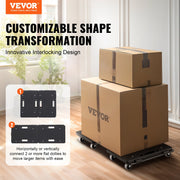 Furniture Dolly, 500 lbs Capacity Each Count, Furniture Mover with Wheels, Portable Moving Rollers 4 Wheels V952-WGC1611INCHS52QR5V0