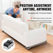 Heavy Duty Furniture Appliances Rollers, 660 lbs Total Load, Extendable Appliance Rollers Mobile Washing V952-WGC1728INCHG8VZ5FV0