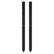 Fence Post Anchor Repair Kit, 2 Pack Inner Diameter 5 x5 cm Heavy Duty Steel Fence Post Support Stakes, V952-WGFBGXDD2YC35JCA8V0