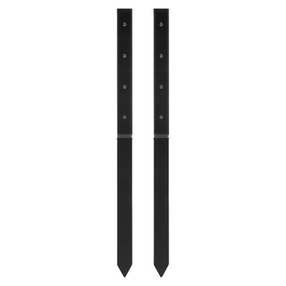 Fence Post Anchor Repair Kit, 2 Pack Inner Diameter 5 x5 cm Heavy Duty Steel Fence Post Support Stakes, V952-WGFBGXDD2YC35JCA8V0