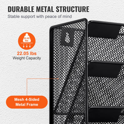 File Wall Rack Mesh Wall File Holder 1-Piece 10 Pockets for Office/School V952-WJBGJHSWJSWS0OID1V0