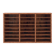 Literature Organizer, 24 Compartments Office Mailbox with Removable Shelves, Wooden Mailbox Sorter Particle V952-WJJEKBHB24G5IEP06V0