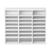 Literature Organizer, 24 Compartments Office Mailbox with Adjustable Shelves, Wooden Mailbox Sorter Medium V952-WJJEKBHB24G905SHCV0