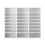 Literature Organizer, 24 Compartments Office Mailbox with Adjustable Shelves, Wooden Mailbox Sorter Medium V952-WJJEKBHB24G905SHCV0