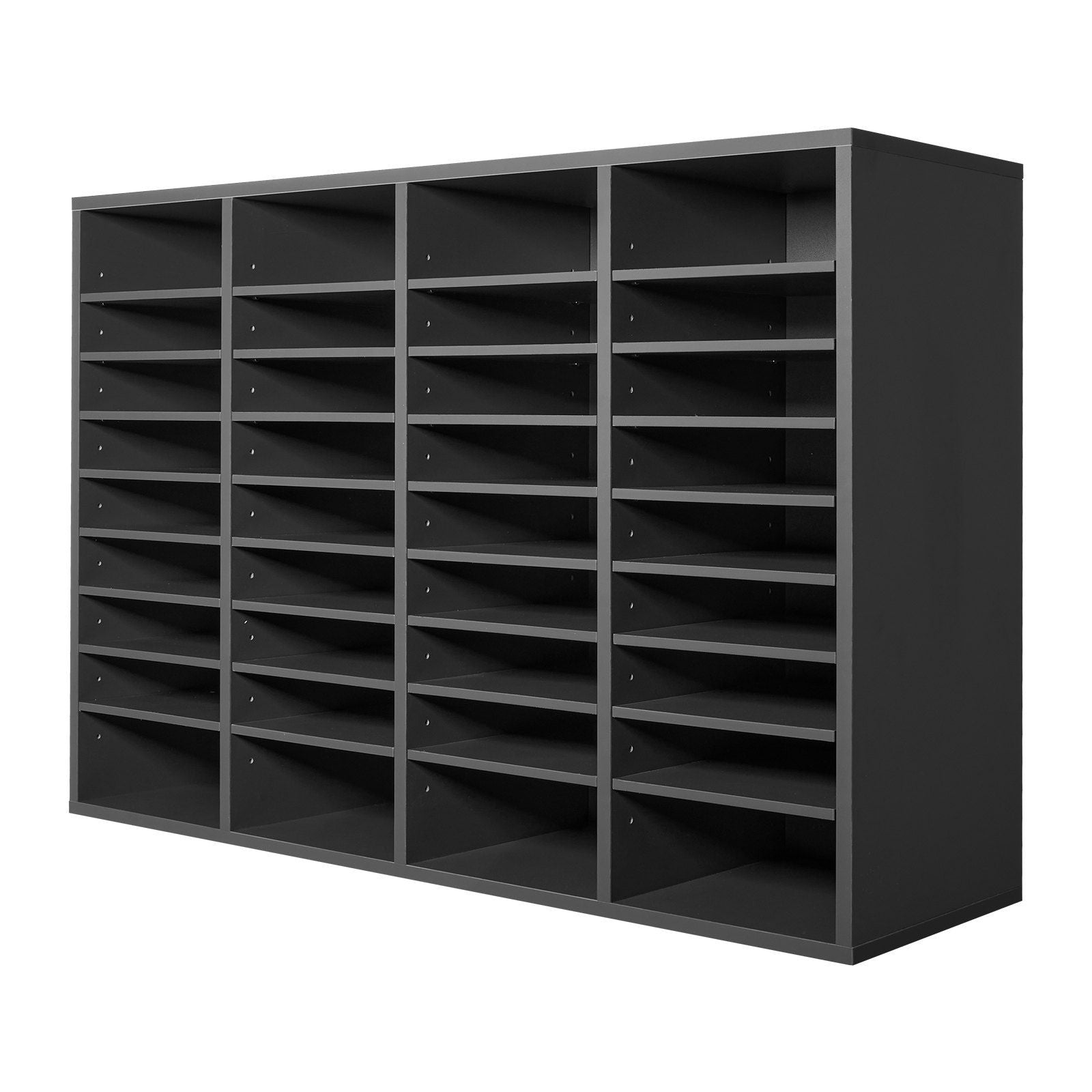 Literature Organizer, 36 Compartments Office Mailbox with Adjustable Shelves, Wooden Mailbox Sorter Medium V952-WJJEKBHB36G93NKYIV0