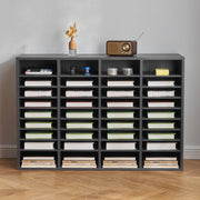 Literature Organizer, 36 Compartments Office Mailbox with Adjustable Shelves, Wooden Mailbox Sorter Medium V952-WJJEKBHB36G93NKYIV0