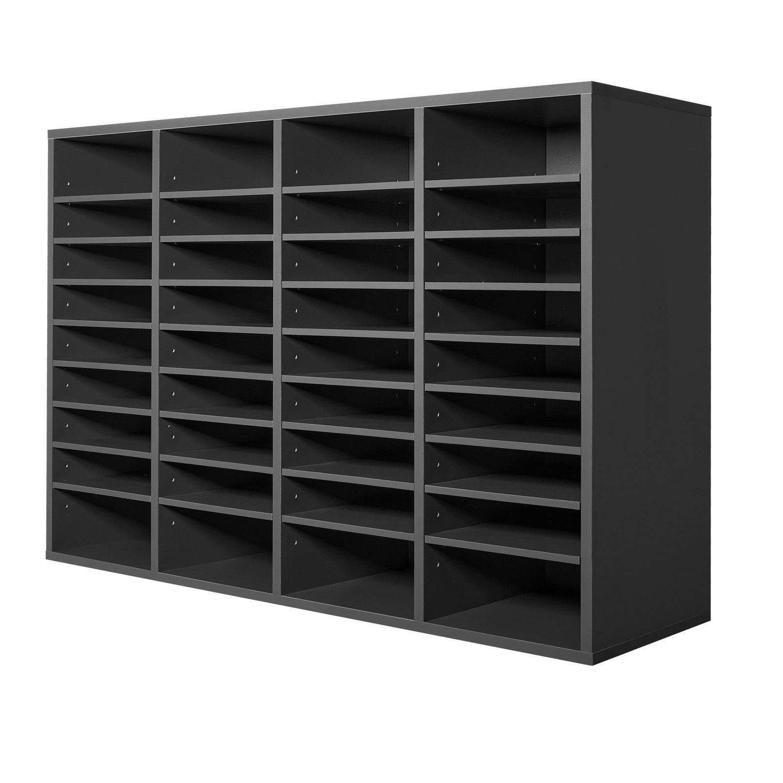 Literature Organizer, 36 Compartments Office Mailbox with Adjustable Shelves, Wooden Mailbox Sorter Medium V952-WJJEKBHB36G93NKYIV0