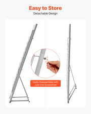 Brochure Display Rack, 10 Pockets Magazine Literature Display Stand, Portable Floor Standing Magazine Rack, V952-WJZSXLDSDZS4EKNWY001V0