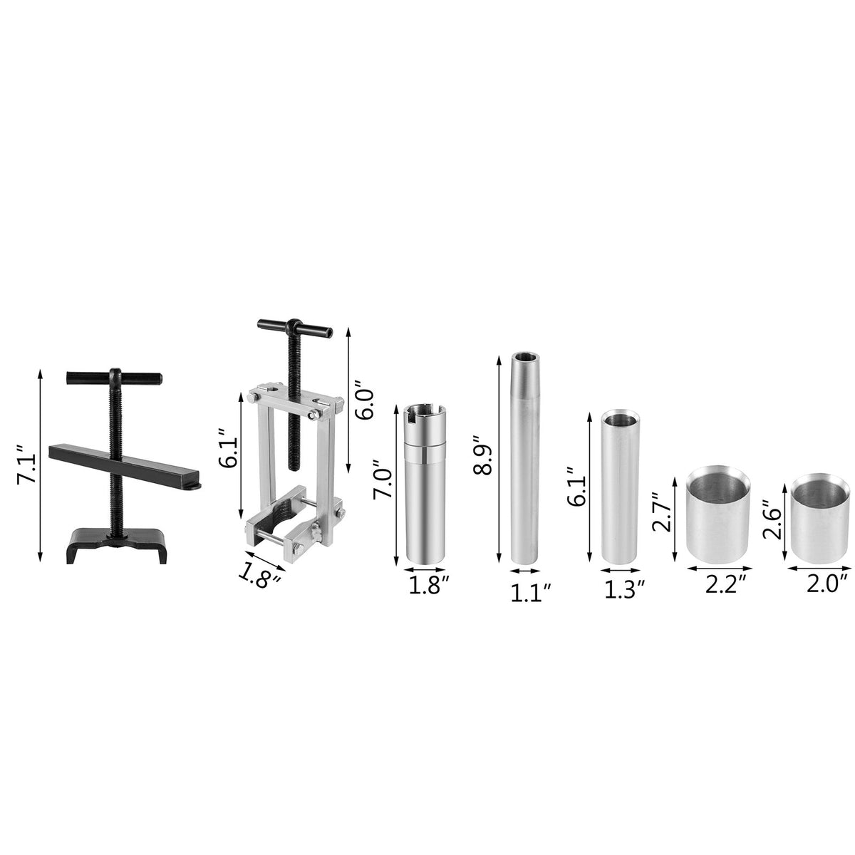 Turbine Shaft, 6pcs Pump Stator Seal Ring Tools, Spring Compressor, Pump Puller Kit, Bushing Sizer Rotor V952-WLBCXGJ6JT0000001V0