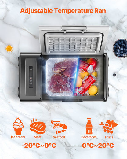 Portable Car Refrigerator Freezer Compressor 15L Single Zone for Car Home V952-WLCZBXX15LDMAC49OV3