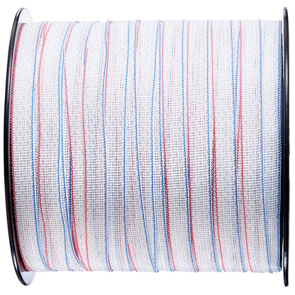 Electric Fence Tape, 1640Ft 500M Polytape Fencing Hot Wire, 3/4" Width 6 Stainless Steel Strands for Reliable V952-WLDXJDKJDK16SG4FMY3