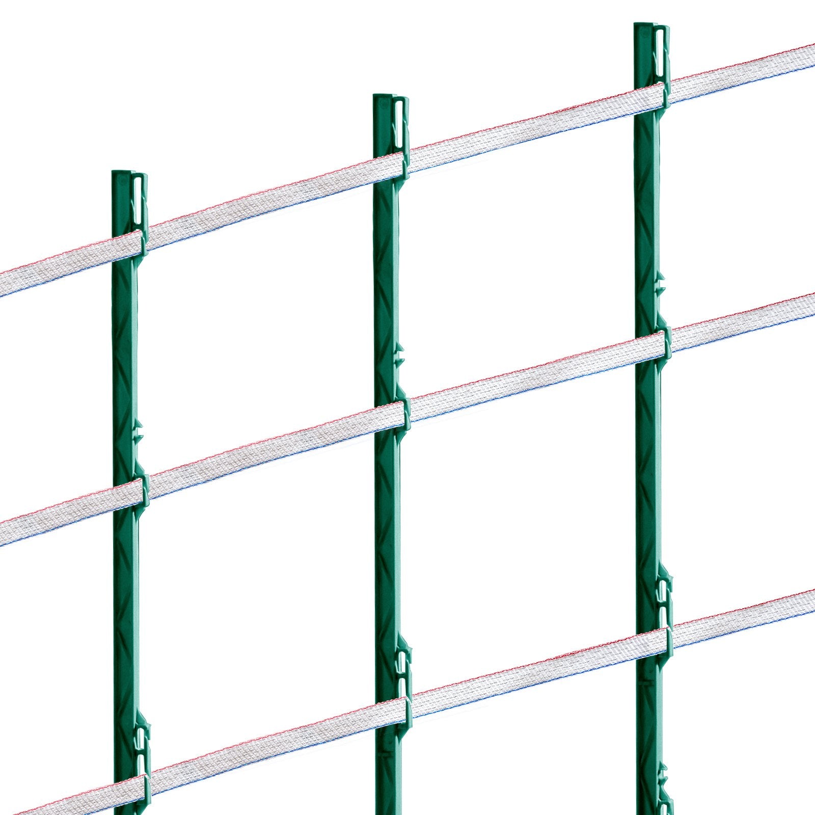Electric Fence Tape, 1640Ft 500M Polytape Fencing Hot Wire, 3/4" Width 6 Stainless Steel Strands for Reliable V952-WLDXJDKJDK16SG4FMY3