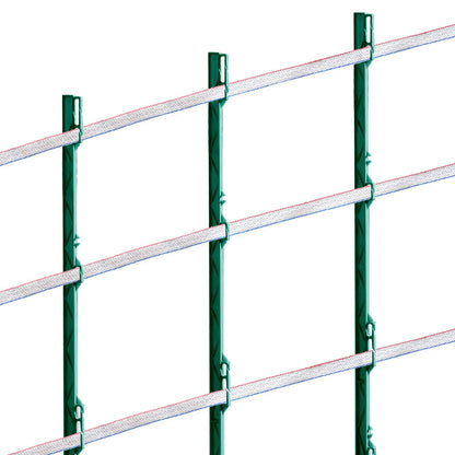 Electric Fence Tape, 1640Ft 500M Polytape Fencing Hot Wire, 3/4" Width 6 Stainless Steel Strands for Reliable V952-WLDXJDKJDK16SG4FMY3
