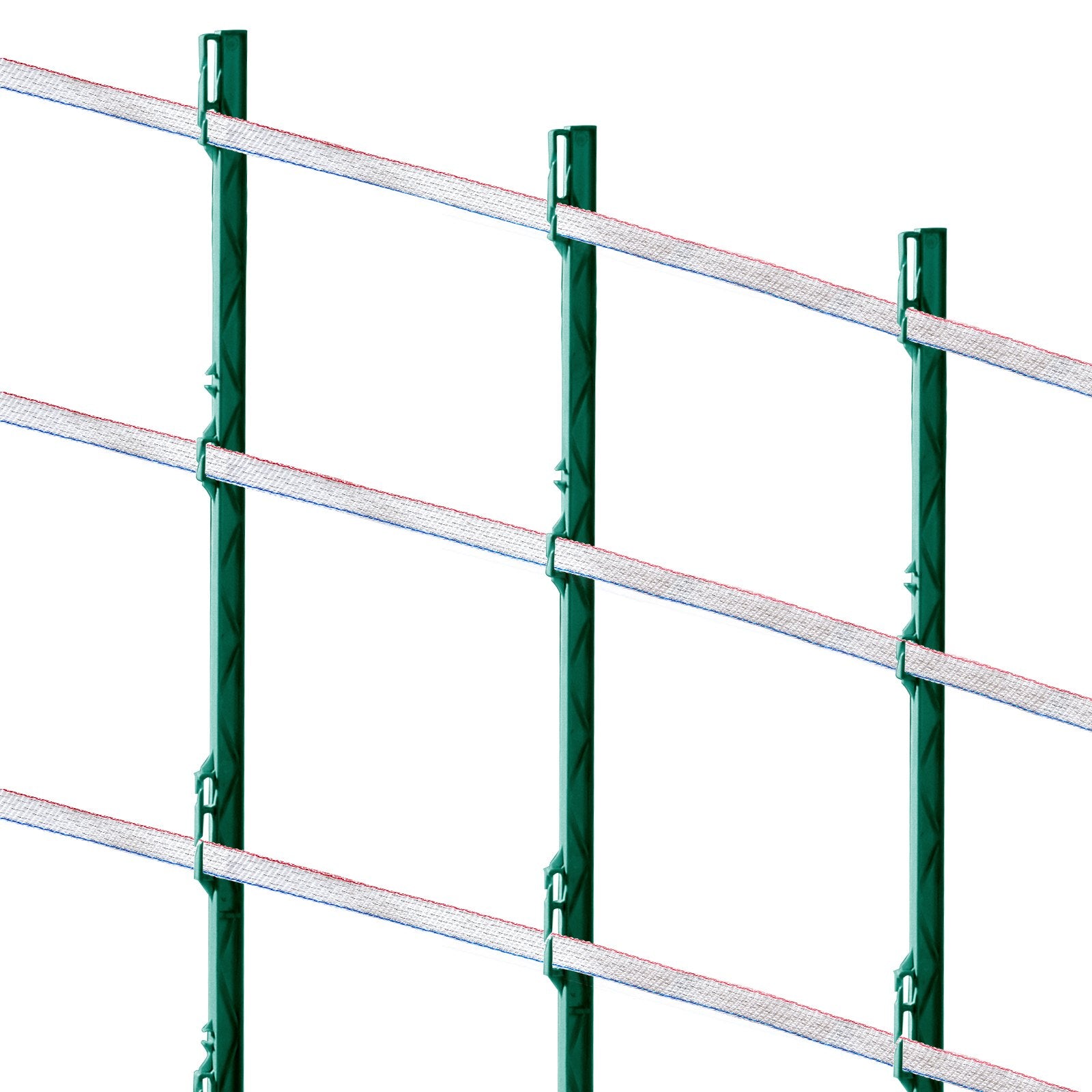 Electric Fence Tape, 1640Ft 500M Polytape Fencing Hot Wire, 3/4" Width 6 Stainless Steel Strands for Reliable V952-WLDXJDKJDK16SG4FMY3