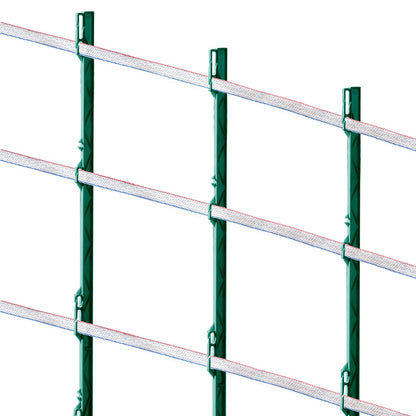 Electric Fence Tape, 1640Ft 500M Polytape Fencing Hot Wire, 3/4" Width 6 Stainless Steel Strands for Reliable V952-WLDXJDKJDK16SG4FMY3