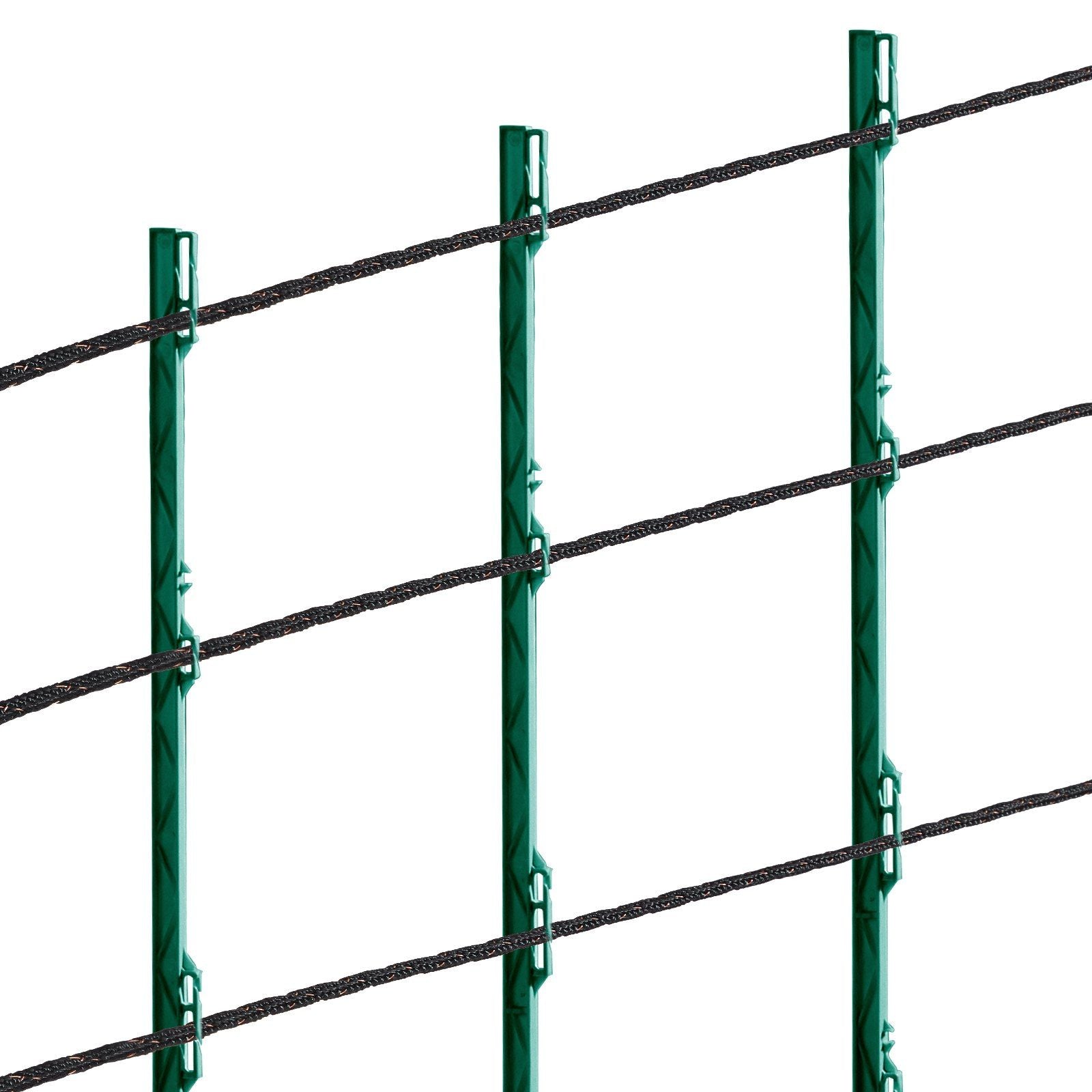 Electric Fence Wire, 1000Ft 305M Portable Polywire, 1/4" Diameter 2 Copper Strands for Reliable Conductivity V952-WLDXJSKJSK10BKJL6Y3