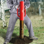 Fence Post Driver with Handles, 2.7 in Inner Diameter T Post Pole Pounder, 14LB Heavy Duty Carbon Steel Hand V952-WLDZQ27INCH1W6YQMV0