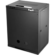 15U Wall Mount Network Cabinet, 226.8 kg Max. Ground Load Capacity, Server Rack Cabinet Enclosure with V952-WLJJ15UW155GJOIJAV0